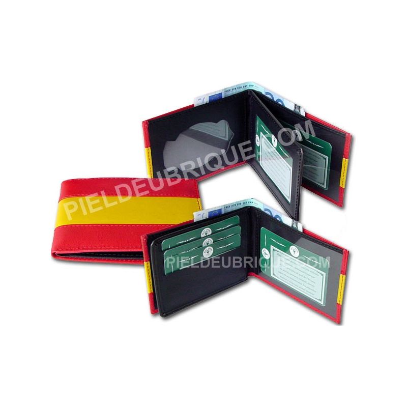 CARTERA BANDERA ESPAÑA POLICIA NACIONAL REF. 756PN