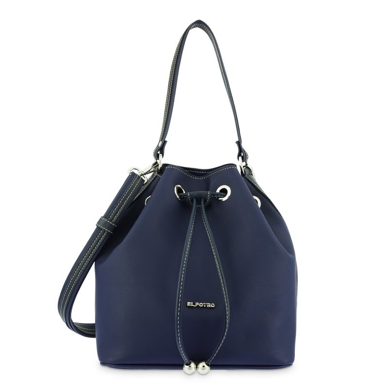 Bolso Saco piel sintético mujer azul Angula