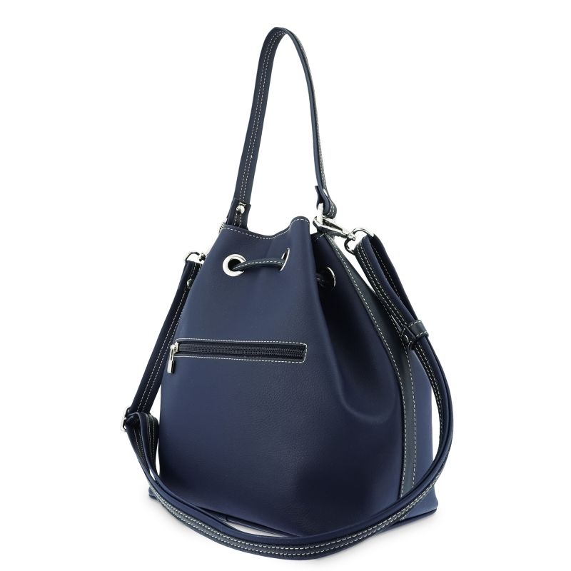 Bolso Saco piel sintético mujer azul Angula