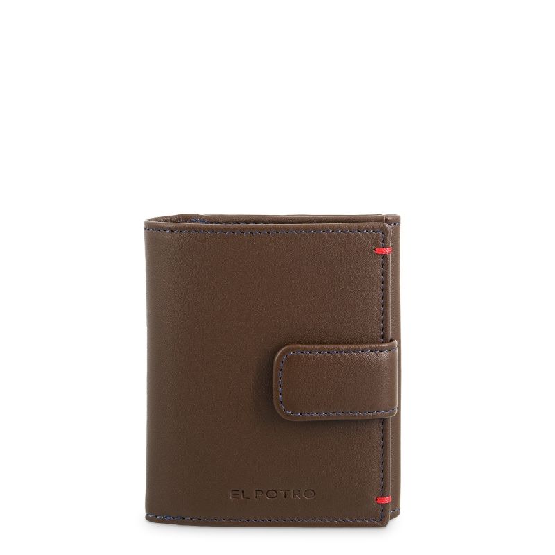Cartera Piel Hombre Cuero Clip