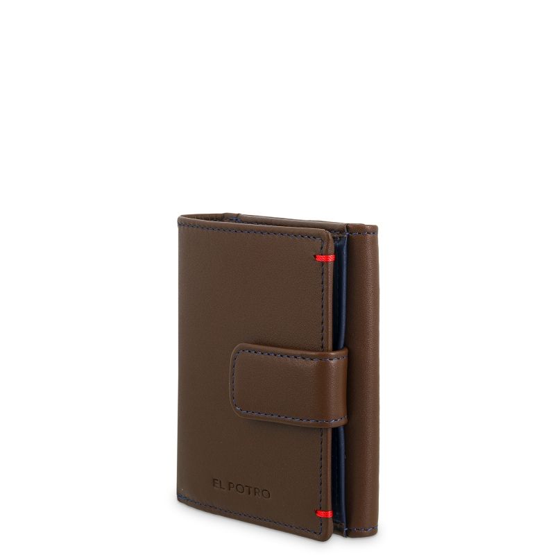 Cartera Piel Hombre Cuero Clip