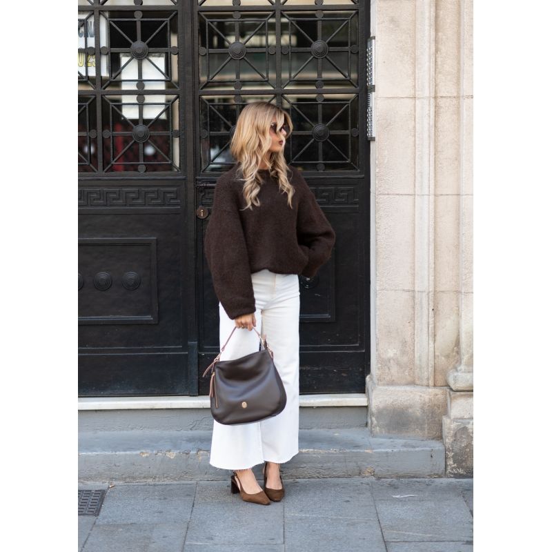 Bolso Piel Mujer Marrón Oasis