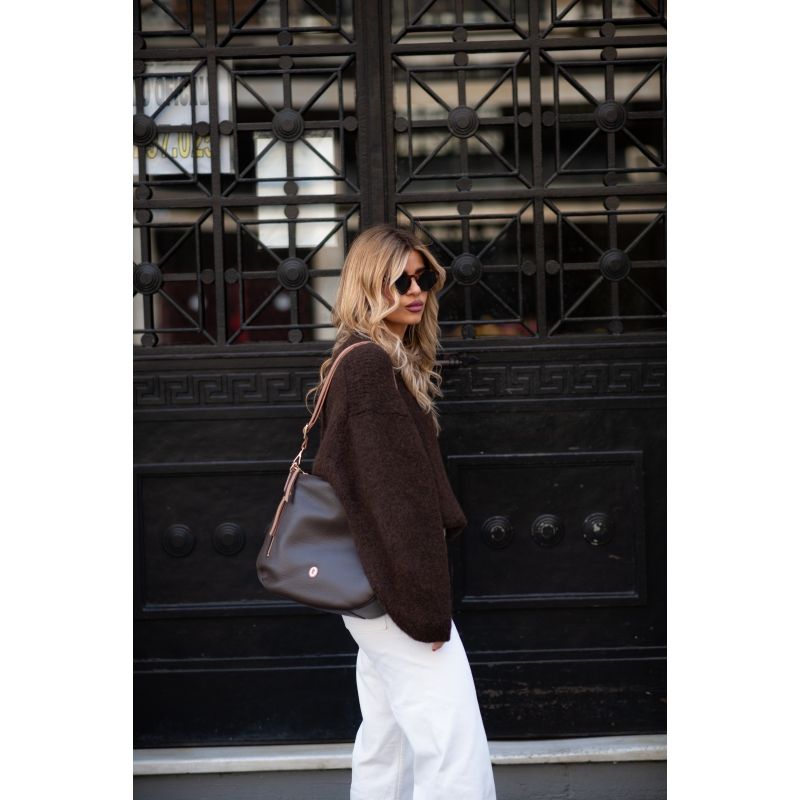 Bolso Piel Mujer Marrón Oasis