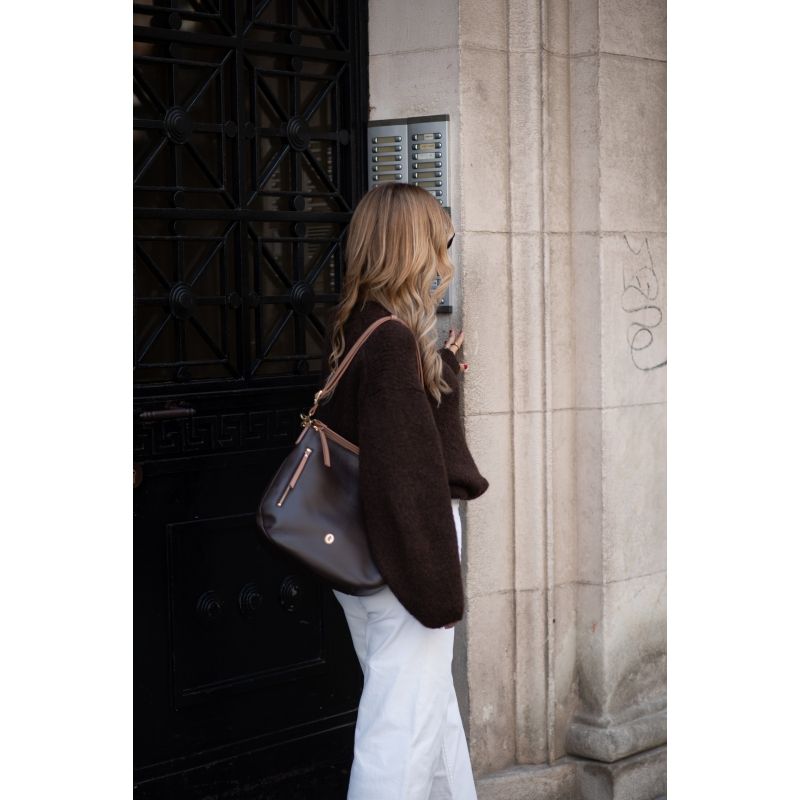 Bolso Piel Mujer Marrón Oasis