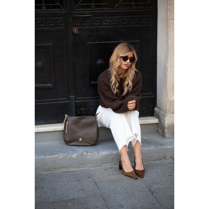 Bolso Piel Mujer Marrón Oasis