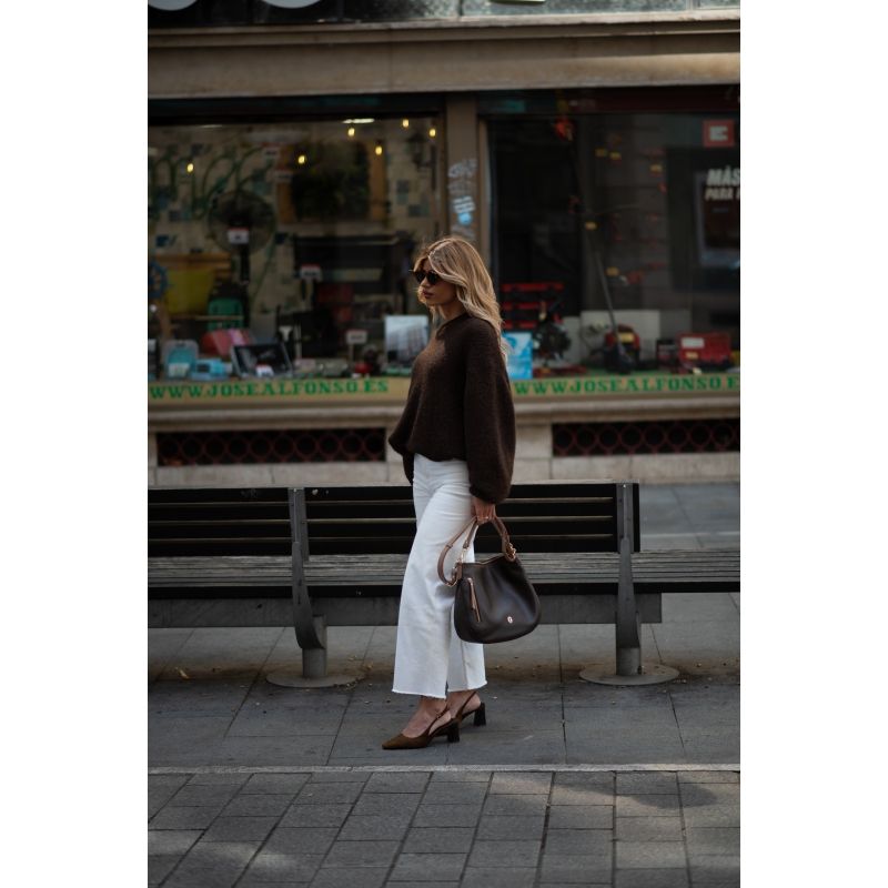 Bolso Piel Mujer Marrón Oasis