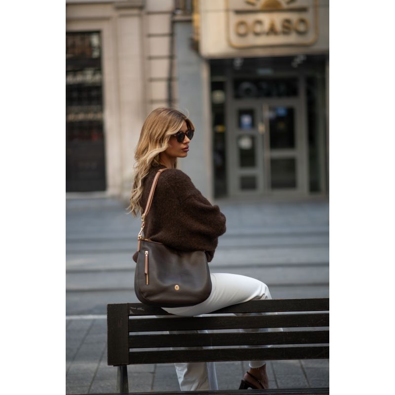 Bolso Piel Mujer Marrón Oasis