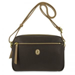 Bolso piel mujer marrón Oasis