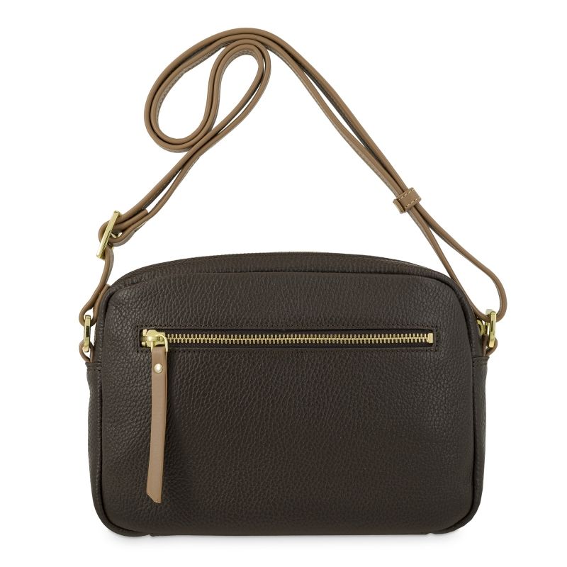 Bolso piel mujer marrón Oasis