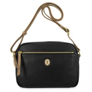 Bolso piel vacuno mujer negro Oasis