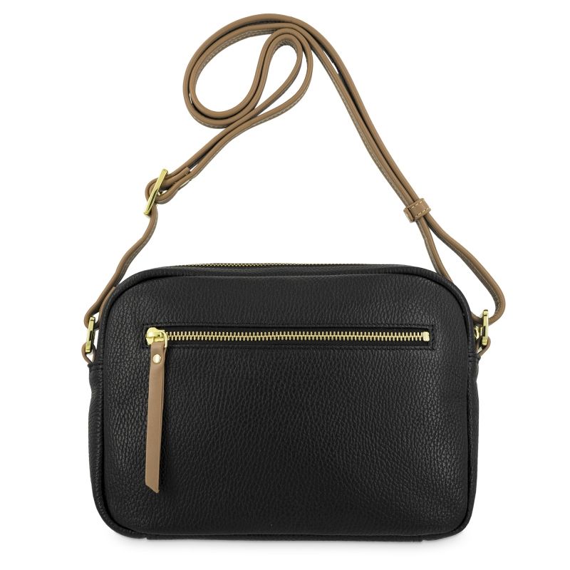 Bolso piel vacuno mujer negro Oasis