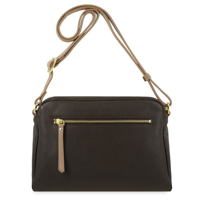 Bolso piel vacuno mujer marrón Oasis