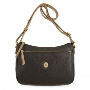 Bolso góndola piel mujer marrón Oasis