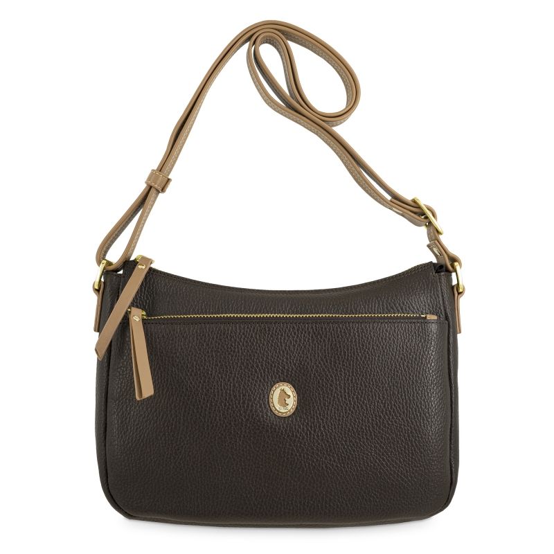 Bolso góndola piel mujer marrón Oasis