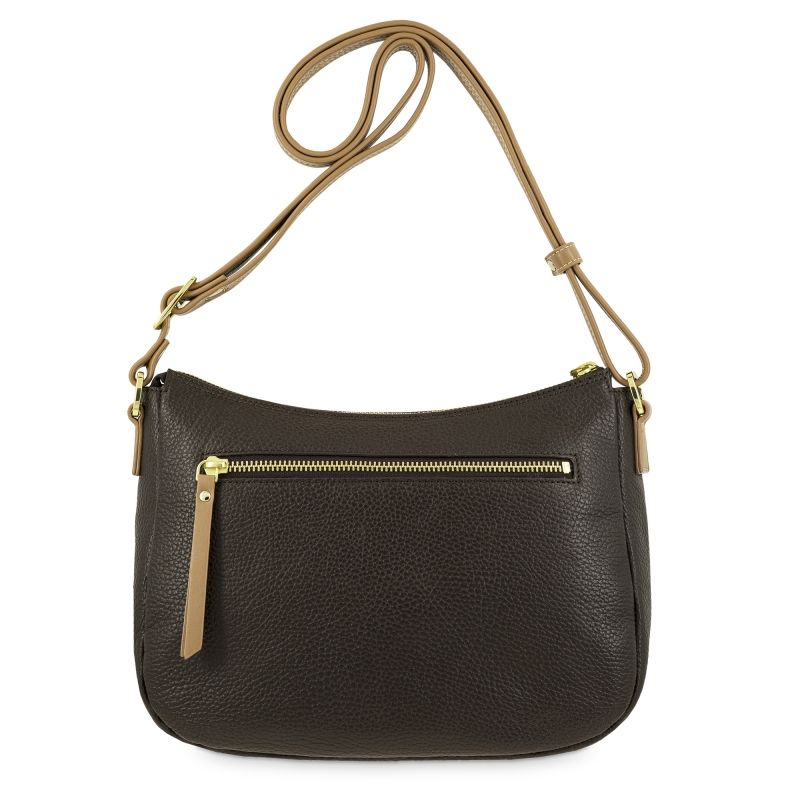 Bolso góndola piel mujer marrón Oasis