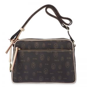 Bolso bandolera piel vacuno mujer marrón Vintage