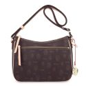 Bolso bandolera piel vacuno mujer marrón Vintage