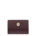 Cartera piel vacuno mujer burdeos Oasis