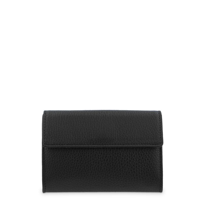 Cartera Piel Vacuno Mujer Negro Oasis
