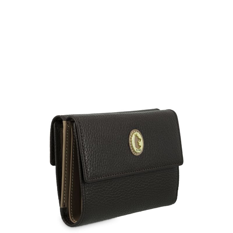 Cartera piel vacuno mujer marrón Oasis