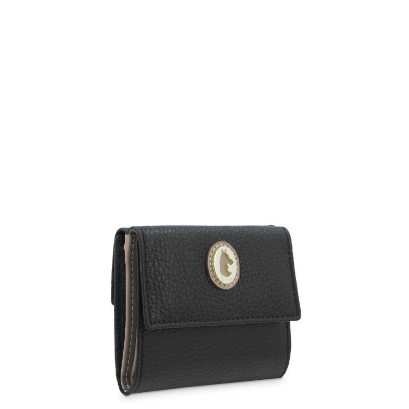 Cartera piel mujer negra Oasis