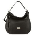 Bolso hobo piel vacuno mujer marrón AZAHAR
