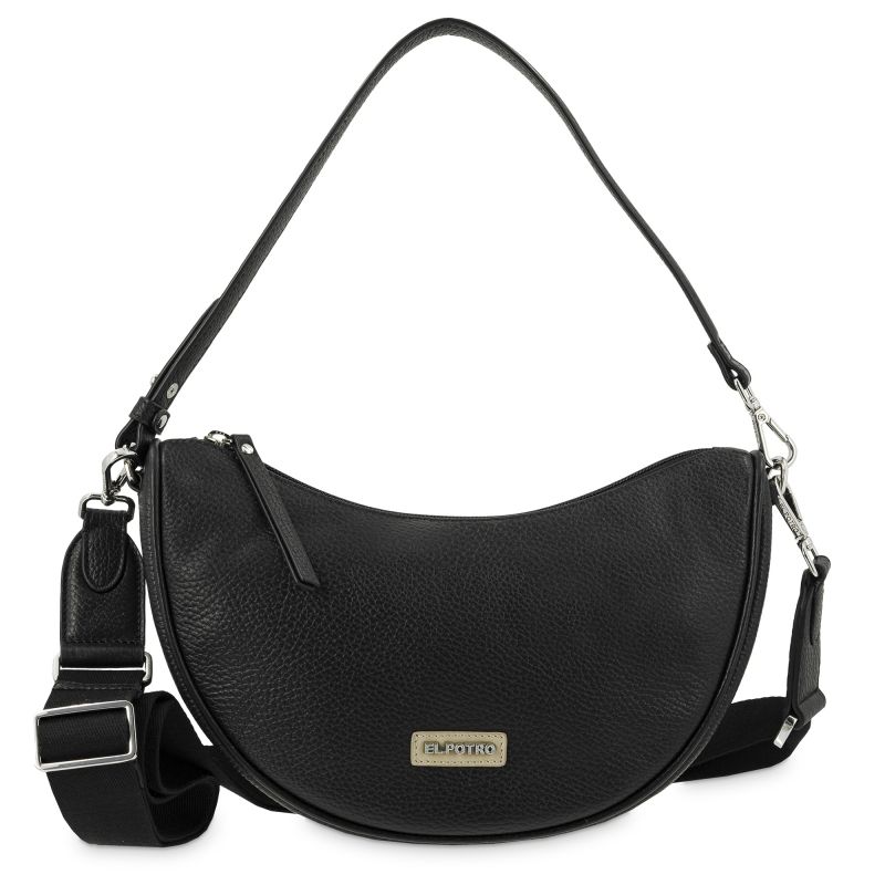 Bolso Piel Vacuno Mujer Negro A Z A H A R