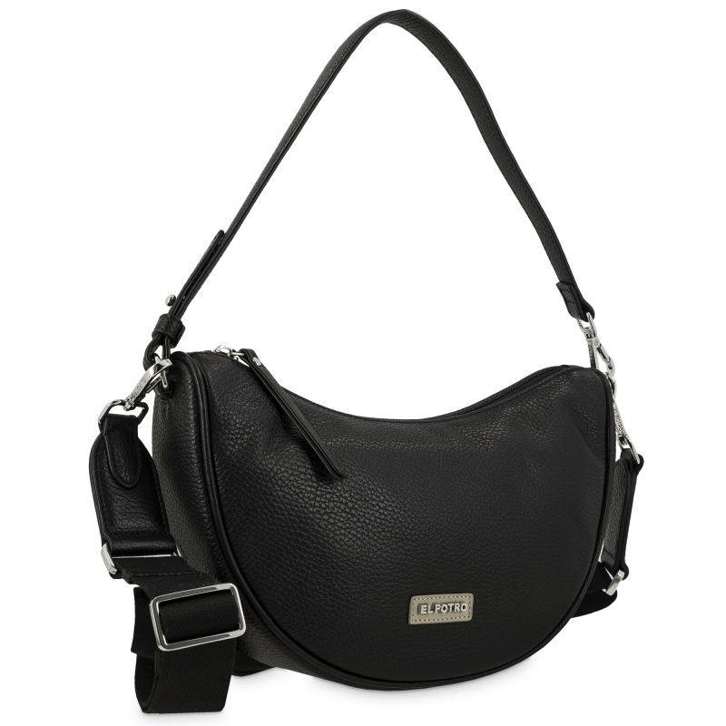 Bolso Piel Vacuno Mujer Negro A Z A H A R