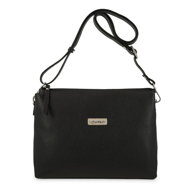 Bolso Piel Mujer Negro A Z A H A R