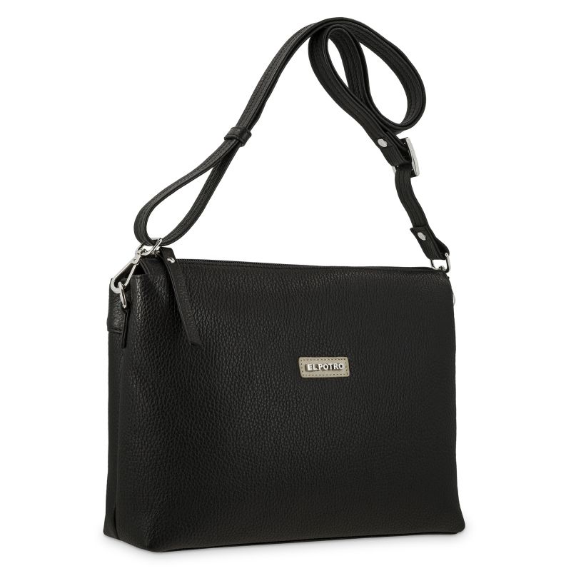 Bolso Piel Mujer Negro A Z A H A R