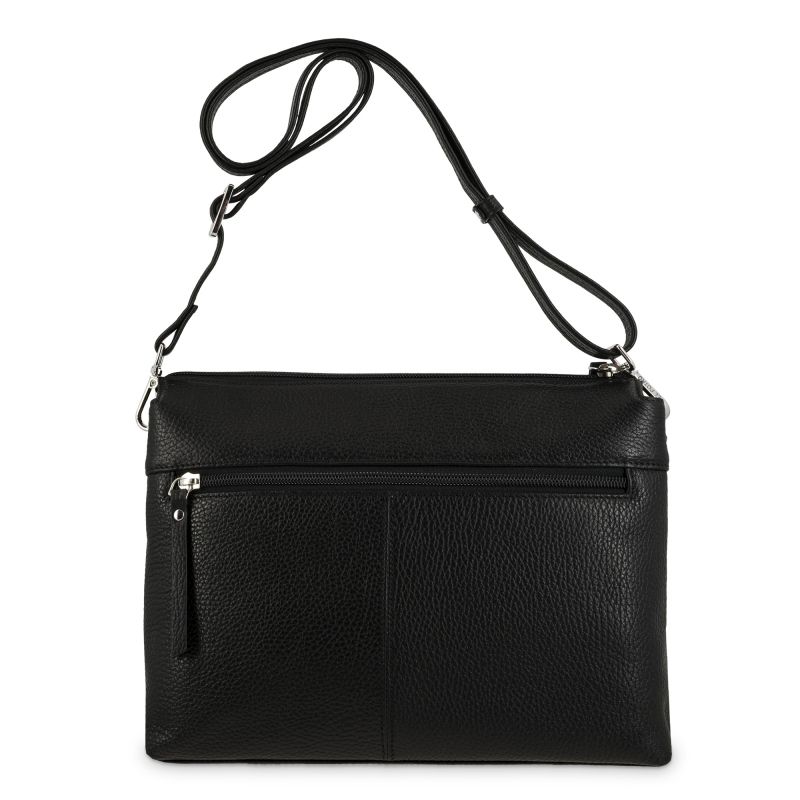 Bolso Piel Mujer Negro A Z A H A R