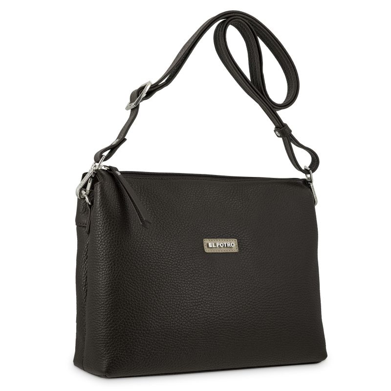 Bolso piel vacuno mujer marrón A Z A H A R