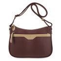 Bolso canvas mujer burdeos Base