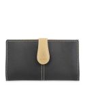 Cartera grande piel mujer negro Base