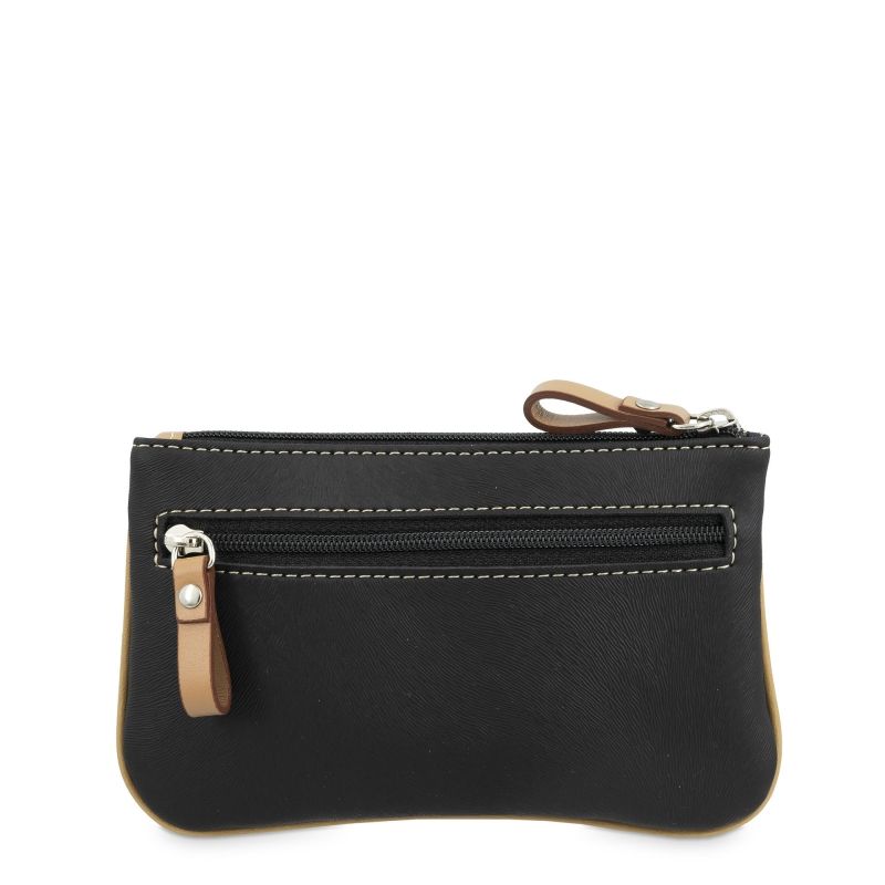 Bolsa Lona Canvas Mujer Negro Base