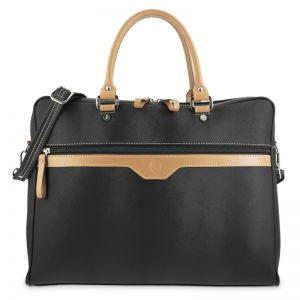 Bolso Lona Canvas Mujer Negro Base