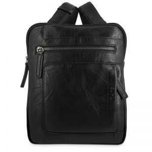Bolso piel sintética hombre negro Atenas
