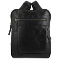 Bolso piel sintética hombre negro Atenas