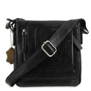 Bolso piel sintética hombre negro Atenas