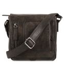 Bolso piel sintética hombre marrón Atenas