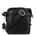 Bolso piel sintética hombre negro Atenas