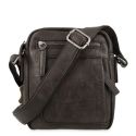 Bolso piel sintética hombre marrón Atenas