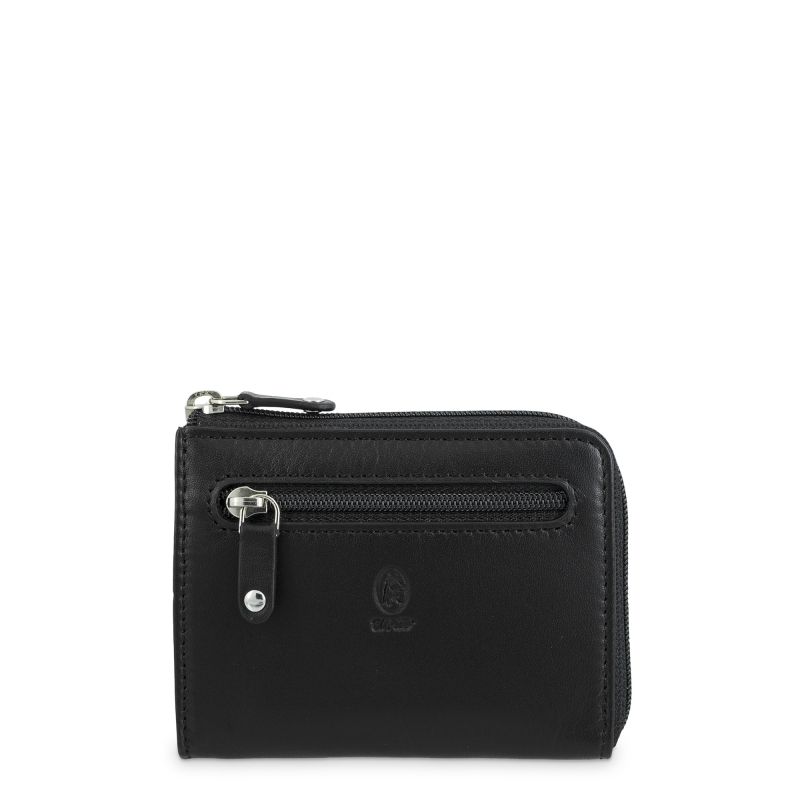 Monedero Piel Hombre Negro Box