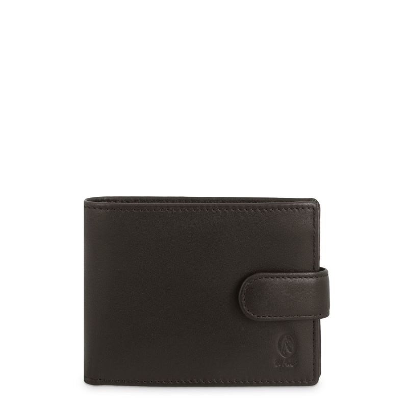 Cartera Piel Hombre Marrón Box