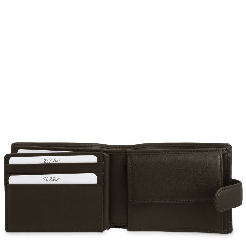 Cartera Piel Hombre Marrón Box