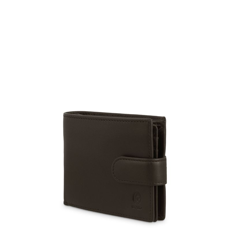 Cartera Piel Hombre Marrón Box