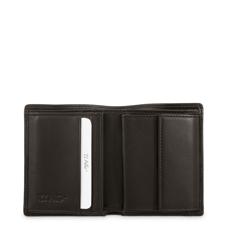 Cartera Piel Vacuno Hombre Marrón Box