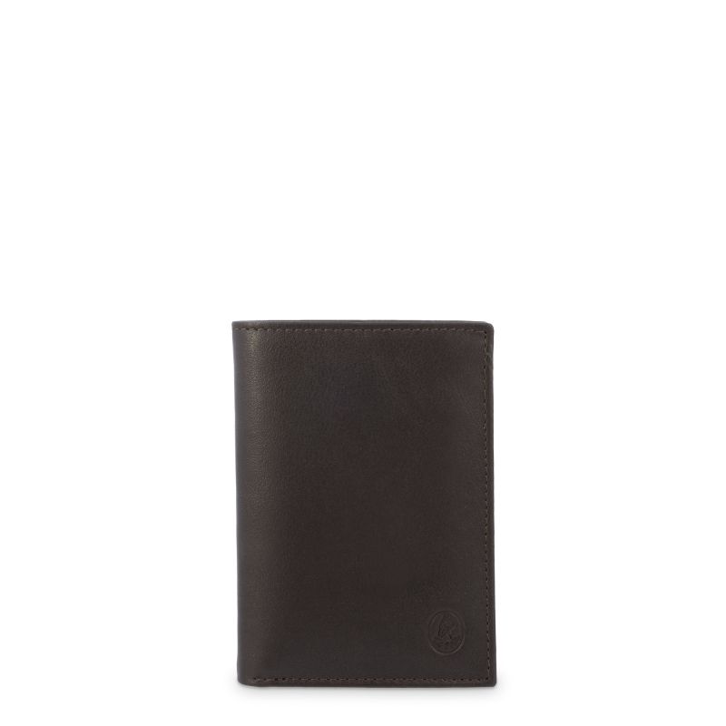 Cartera Piel Vacuno Hombre Marrón Box