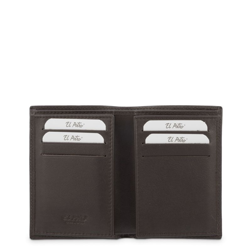 Cartera Piel Vacuno Hombre Marrón Box