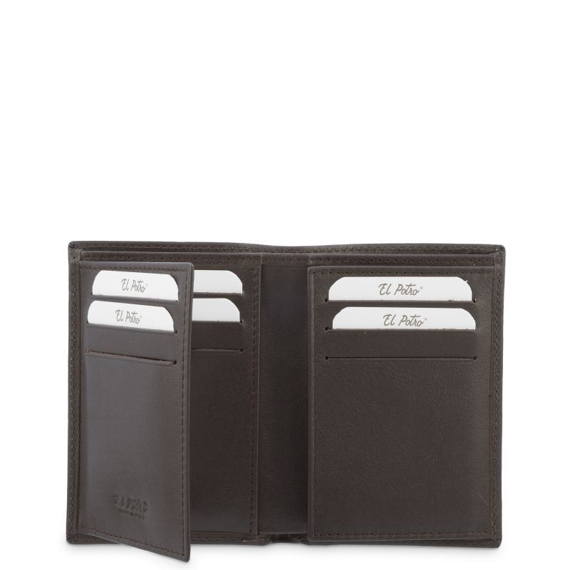 Cartera Piel Vacuno Hombre Marrón Box